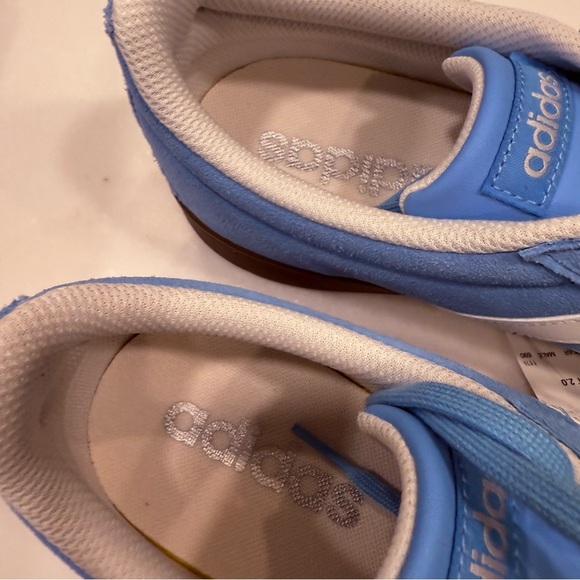 Adidas VL Court 2.0 Men’s Sneakers. Blue W/ White Stripes Gum Soles Sz 12 NEW! - Picture 14 of 14